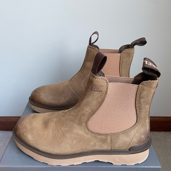SOREL Women Hi-Line Suede Leather Chelsea Boots - NEW NWOB - Picture 3 of 7